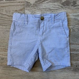 EUC Jamie and Jake Toddler Boy Seersucker Shorts